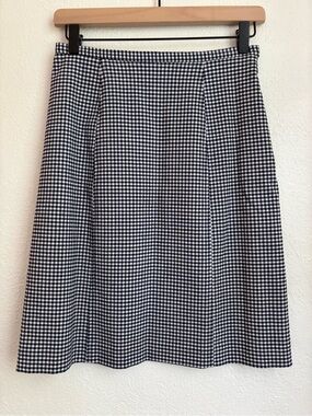 Alessandro | Vintage Gingham A-Line Skirt